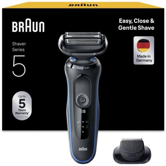 Afeitadora Facial Braun Series 6 62-G1650s Inalámbrica 60min Seco y Mojado 3 Láminas Carga Rápida