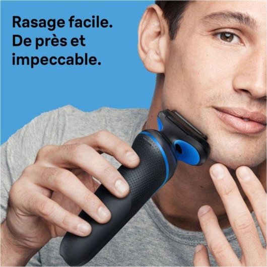 Afeitadora Facial Braun Series 6 62-G1650s Inalámbrica 60min Seco y Mojado 3 Láminas Carga Rápida