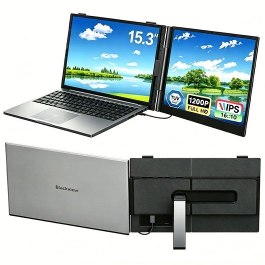 Monitor Blackview SCM8 15,3" FullHD+ 60Hz IPS Ultra-Ligero USB-C Altavoces TÜV