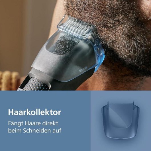 Bartschneider Philips Beard Trimmer 7000 BT7670/15 Kabellos 120min 40 Längen 7 Aufsätze Wasserdicht Schnellladung