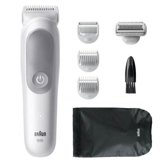 Afeitadora Corporal Braun Series 5 80789712 Inalámbrica 100min Seco y Mojado 3 Peines Skinguard