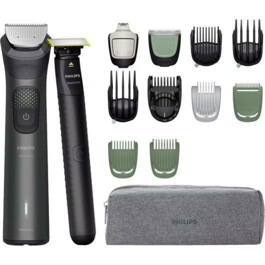 Tondeuse Multifonctionnelle Philips MG9531/15 sans Fil 120min 27 Longueurs 15 Sabots Étanche