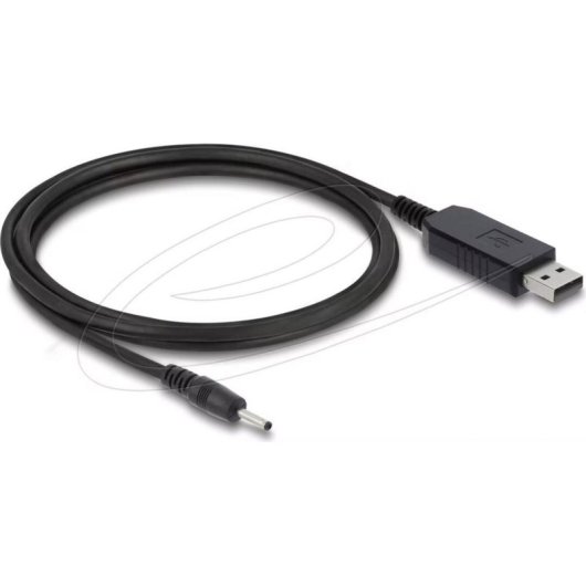 Cable de Carga USB A a DC Delock 1,5 m Negro
