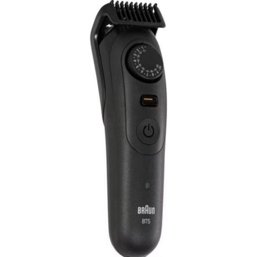 Cortapelos Braun BeardTrimmer 5 80789813 Inalámbrico 20 Longitudes 120min 3 Peines Resistente al Agua
