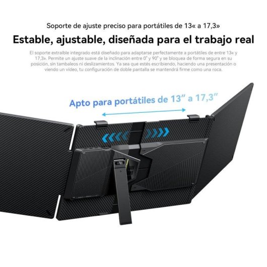 Monitor Blackview DCM5 14" FullHD 60Hz IPS Doble Pantalla USB-C Ultrafino