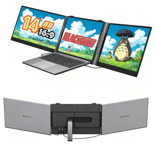 Monitor Blackview DCM6 14" FullHD 60Hz IPS Dual USB-C Ultraligero Sonido Integrado