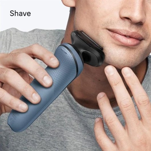 Afeitadora Facial Braun Series 5 52-A1000s Inalámbrica 50min Seco y Mojado 3 Láminas Carga Rápida