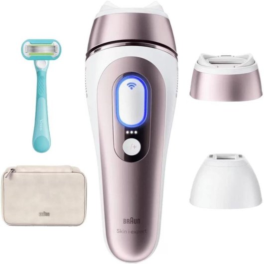 Depiladora Luz Pulsada IPL Braun Skin i-expert 10 Niveles 2 Cabezales Detector de Tono