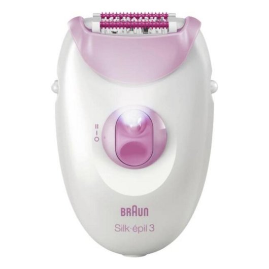 Depiladora Eléctrica Braun Silk-épil 3-000 Corriente 2 Velocidades Luz LED Masaje