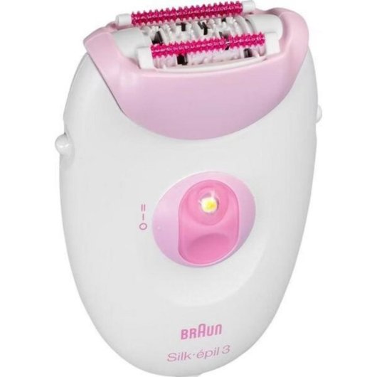 Depiladora Eléctrica Braun Silk-épil 3-000 Corriente 2 Velocidades Luz LED Masaje