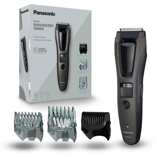 Haarschneider Panasonic ER-EGB62S503 Kabellos 39 Schnittlängen 50min 3 Aufsätze Nass und Trocken