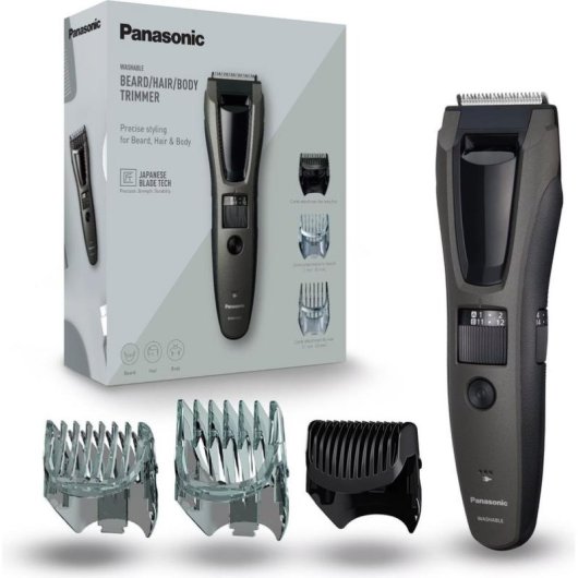 Haarschneider Panasonic ER-EGB62S503 Kabellos 39 Schnittlängen 50min 3 Aufsätze Nass und Trocken