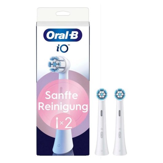 Recargas Escovas Dentes Oral-B iO Gentle Care 2 Unidades Extra Macio