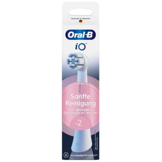 Recargas Escovas Dentes Oral-B iO Gentle Care 2 Unidades Extra Macio