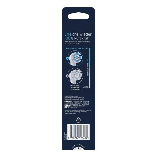 Recargas Escovas Dentes Oral-B iO Gentle Care 2 Unidades Extra Macio