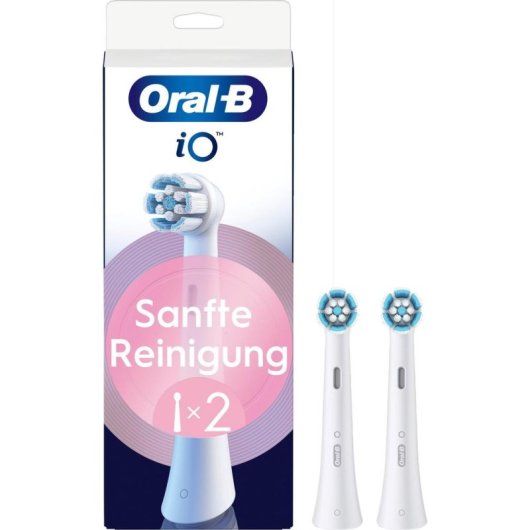 Recargas Escovas Dentes Oral-B iO Gentle Care 2 Unidades Extra Macio