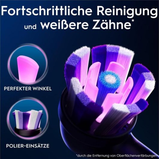 Cabezal Cepillo de Dientes Oral-B iO Pack 4 Unidades Negro Dureza Fuerte