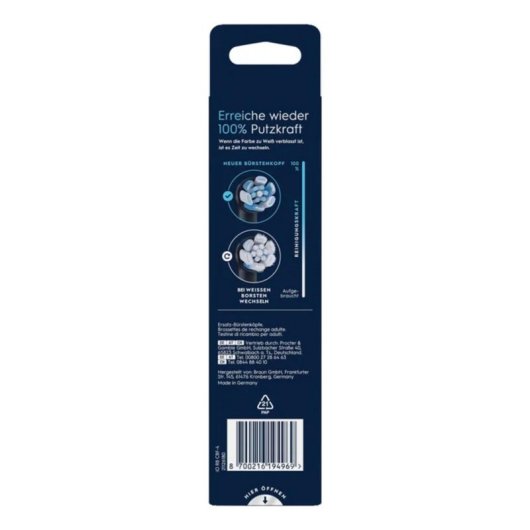 Cabezal Cepillo de Dientes Oral-B iO Ultimate Clean Pack 4 Unidades Negro Limpieza Profunda