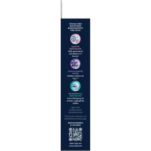Cabezal Cepillo de Dientes Oral-B iO Ultimate Clean Pack 8 Unidades Blanco