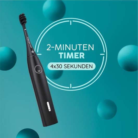 Cepillo de Dientes Sónico happybrush ECO VIBE 3 3 Modos 5 Cabezales Temporizador