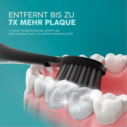 Cepillo de Dientes Sónico happybrush ECO VIBE 3 3 Modos 5 Cabezales Temporizador