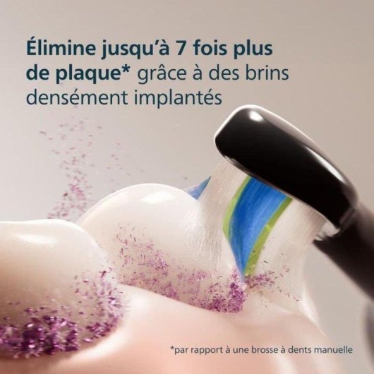 Cabezal Cepillo de Dientes Philips Sonicare HX6066/88 Optimal White Pack 6 Unidades Negro