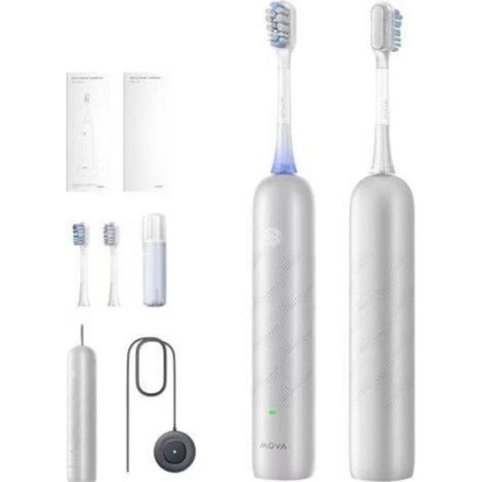 Cepillo de Dientes Oscilante Rotativo Mova Fresh Pro 4 Modos 2 Cabezales Bluetooth