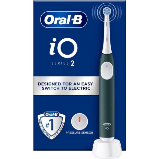 Spazzolino Elettrico Oscillante Rotativo Oral-B iO 2 3 Modalità 2 Testine Sensore Pressione Timer