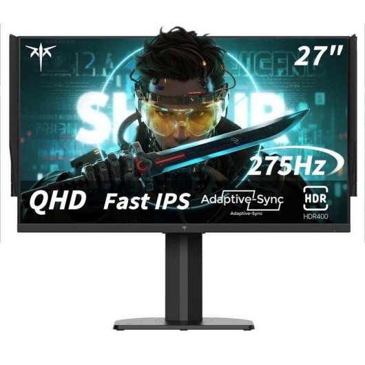 Monitor KTC H27E8 27" QHD 275Hz IPS HDR400 FreeSync G-Sync Ajuste de altura