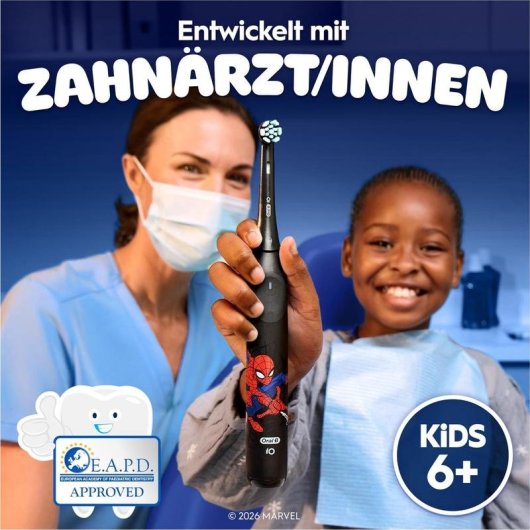 Cepillo de Dientes Oscilante Rotativo Oral-B iO Kids Spiderman 3 Modos 1 Cabezal Temporizador Estuche