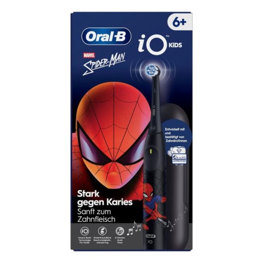 Cepillo de Dientes Oscilante Rotativo Oral-B iO Kids Spiderman 3 Modos 1 Cabezal Temporizador Estuche