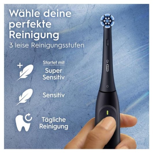 Cepillo de Dientes Oscilante Rotativo Oral-B iO Series 2 3 Modos 2 Cabezales Sensor de Presión Temporizador Estuche