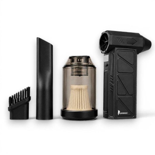 Soplador de Aire Eléctrico Karawan K115 Negro Inalámbrico Recargable USB