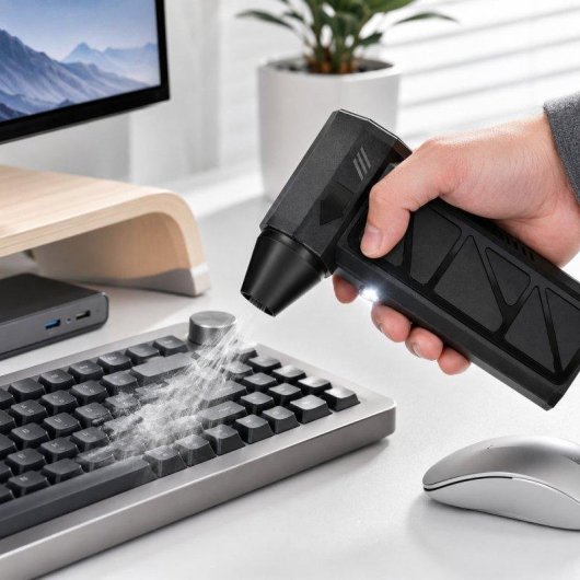 Soplador de Aire Eléctrico Karawan K115 Negro Inalámbrico Recargable USB