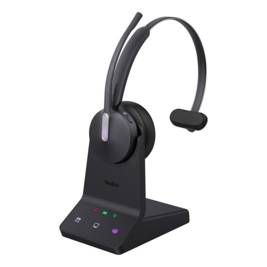 Auricolari Yealink WH64 Mono wireless Bluetooth per ufficio e Teams neri