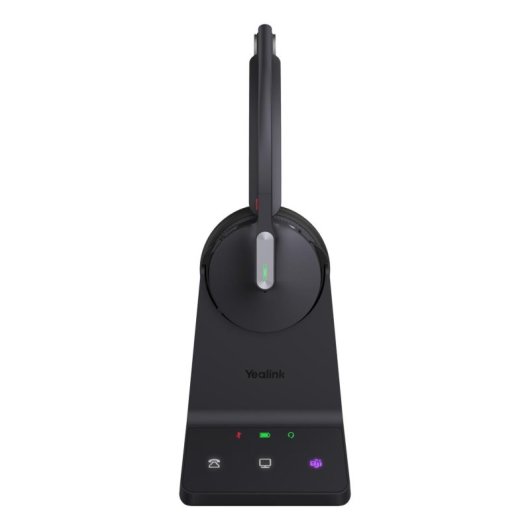 Auricolari Yealink WH64 Mono wireless Bluetooth per ufficio e Teams neri