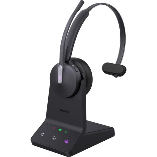 Auricolari Yealink WH64 Mono wireless Bluetooth per ufficio e Teams neri