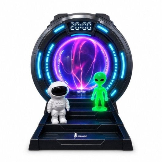 Lâmpada Projetor Galáxia Karawan Warp Gate com Controlo Remoto, Lâmpada Noturna LED RGB Espacial
