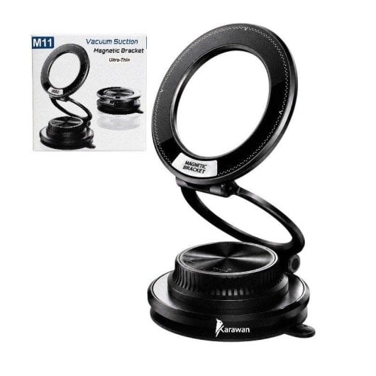 Soporte Magnético Karawan M11 Ultra Delgado con Ventosa y Brazo Ajustable para Móvil