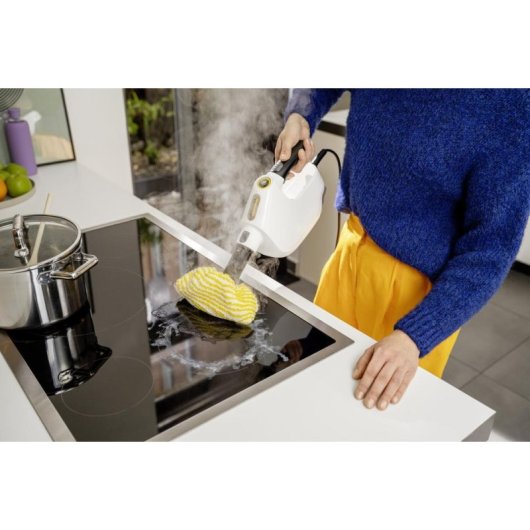 Limpiador de vapor portátil Kärcher 1.516-404.0 0,2 L 1300 W Blanco
