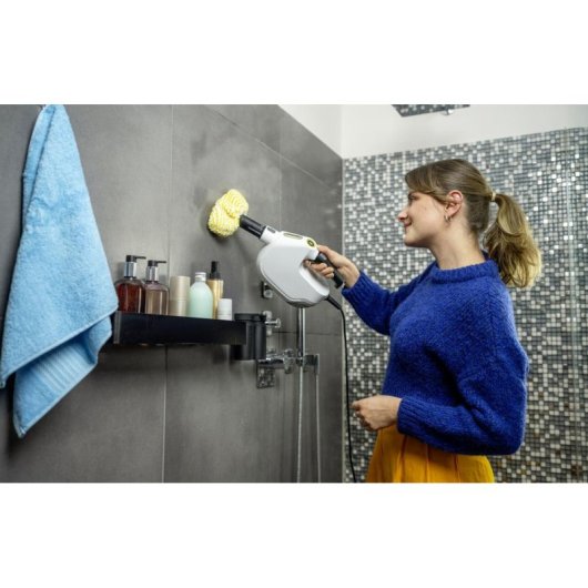 Limpiador de vapor portátil Kärcher 1.516-404.0 0,2 L 1300 W Blanco