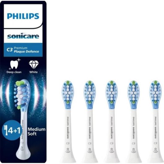 Recargas Escovas Dentes Philips Sonicare HX9045/87 5 Unidades Limpeza Profunda