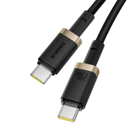 Cable USB-C Baseus Dura 240W 1 m Noir et Or