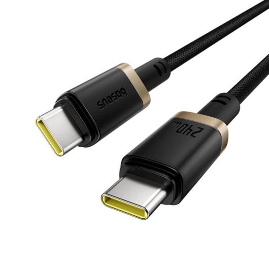 Cable USB-C Baseus Dura 240W 1 m Noir et Or