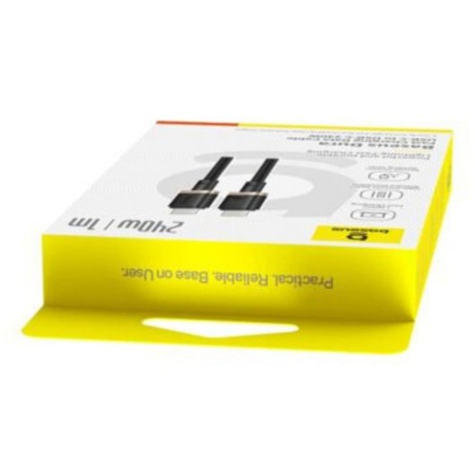 Cable USB-C Baseus Dura 240W 1 m Noir et Or
