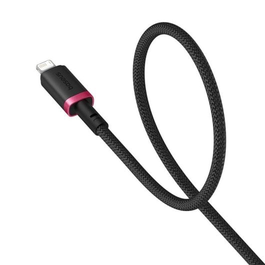 Câble Baseus Dura Lightning vers USB-C 1 m Noir