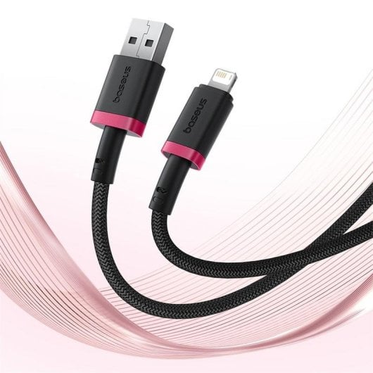 Câble Baseus Dura Lightning vers USB-C 1 m Noir