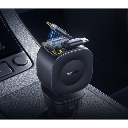 Cargador Baseus PrimeTrip VR2 Max Auto 100W 4 Puertos USB-C Negro