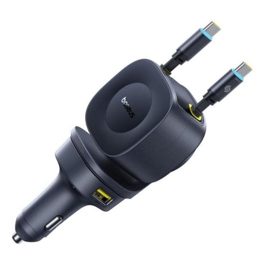 Cargador Baseus PrimeTrip VR2 Max Auto 100W 4 Puertos USB-C Negro