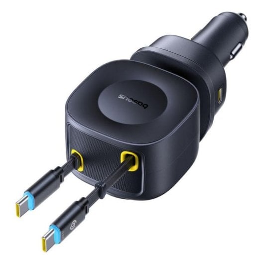 Cargador Baseus PrimeTrip VR2 Max Auto 100W 4 Puertos USB-C Negro